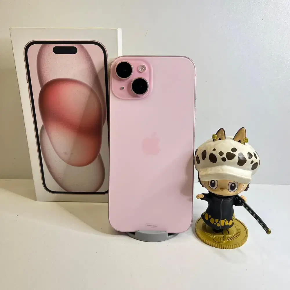 Iphone 15 128gb ibox pink garansi on