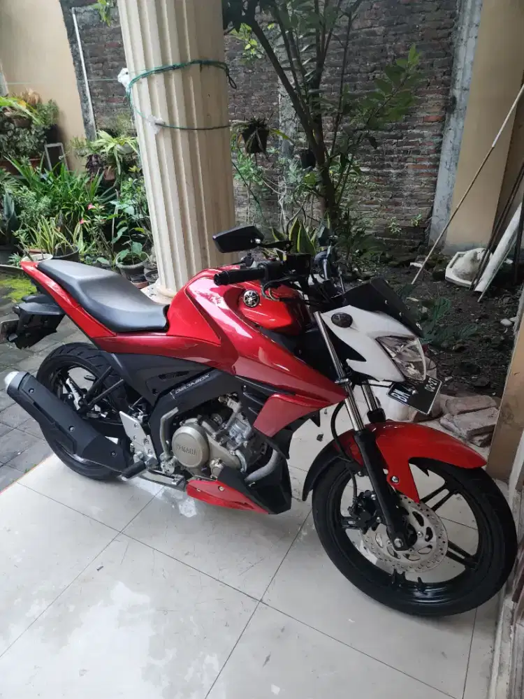 Vixion all new 2021 merah mulus plat riau Gbm