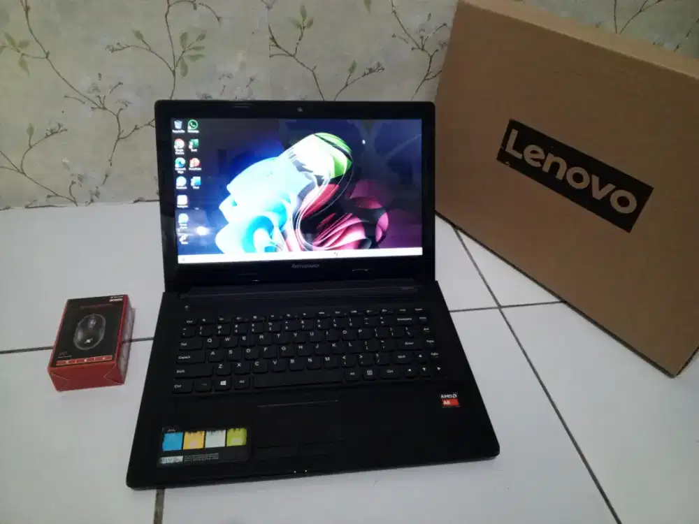 Di Jual Cepat Laptop Lenovo G40, A6 gen 7, Ram 8 GB, normal