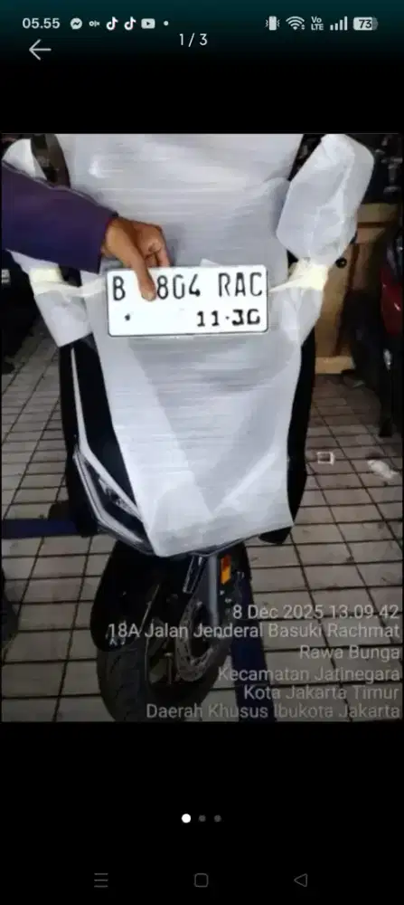 Honda Forza 250 hitam th 2025 km 50 gak jadi pake