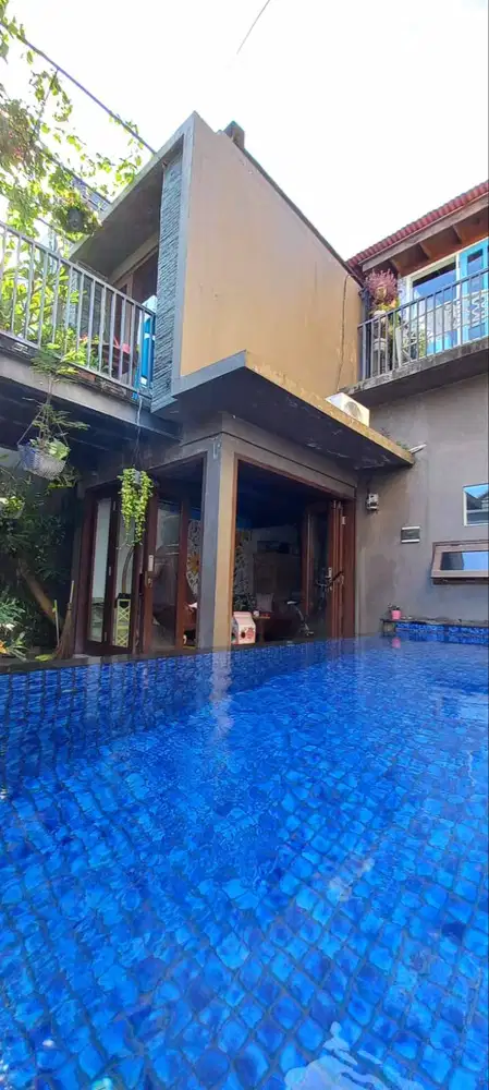 Unique bohemian style house with pool