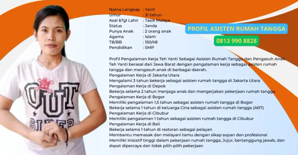 Penyalur perawat lansia dan art