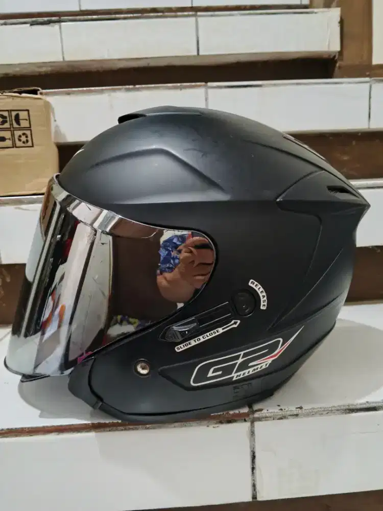 Helm G2 Optimax doble visor ukuran XL