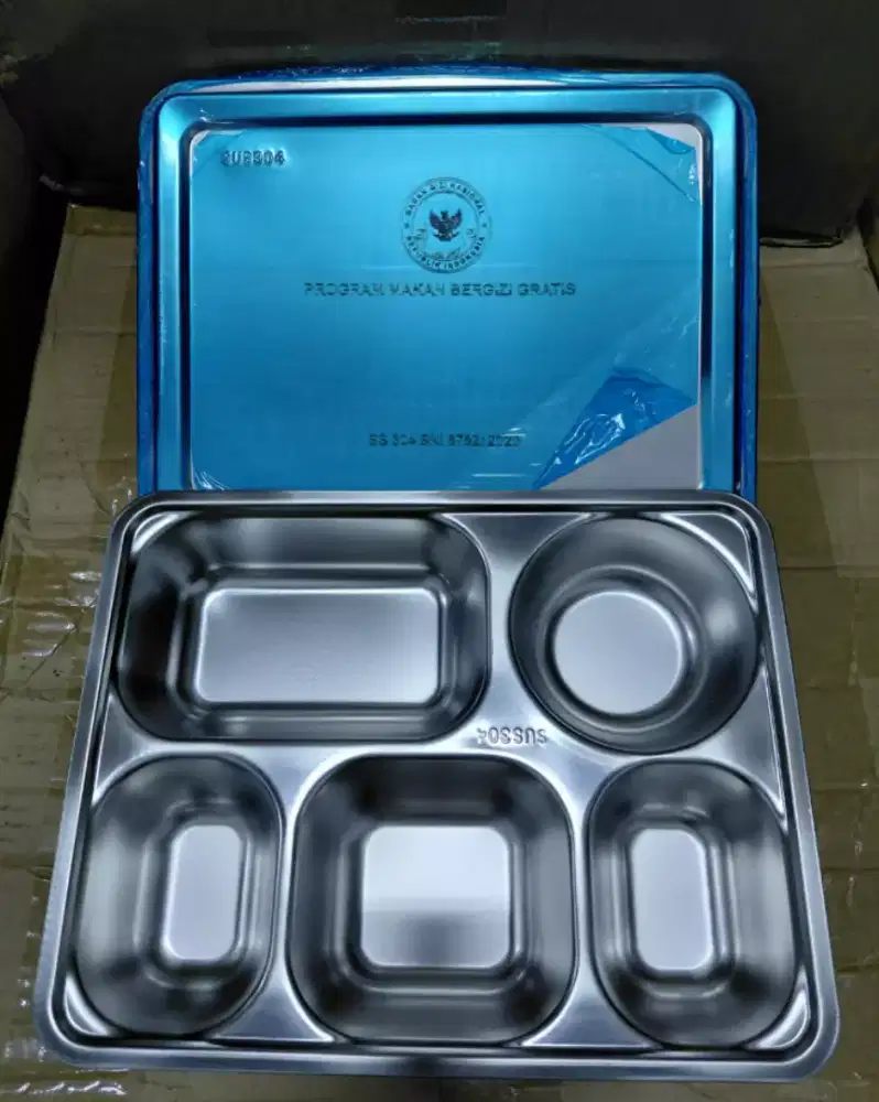 Foodtray tempat makan dan tas spyvon sablon mbg