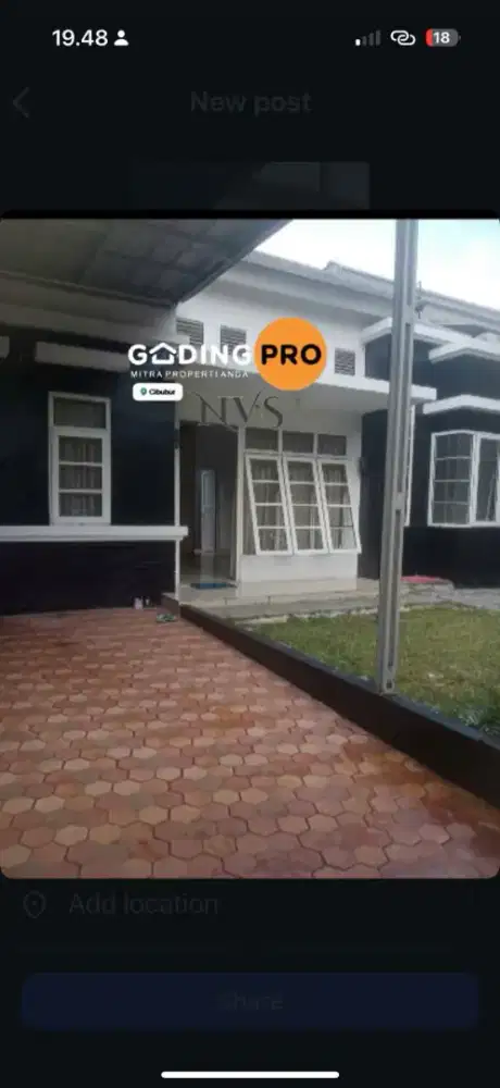 Jual cepat rumah cantik hunian asri 1,3 M. Cibubur Country Cikeas