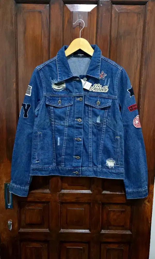 Jaket jeans brand dr prancis