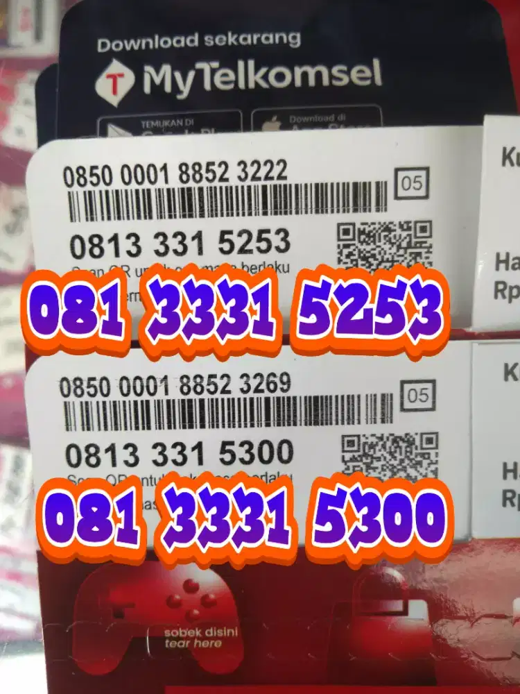 Perdana Telkomsel  simpati 11 digit cantik kuota 3gb