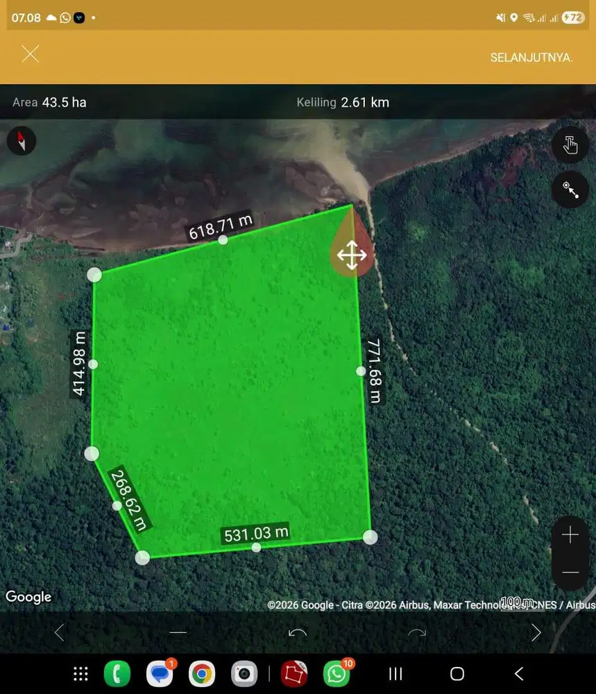 Dijual Tanah Strategis