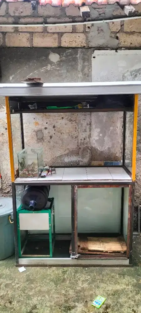 Jual santai gerobak besi