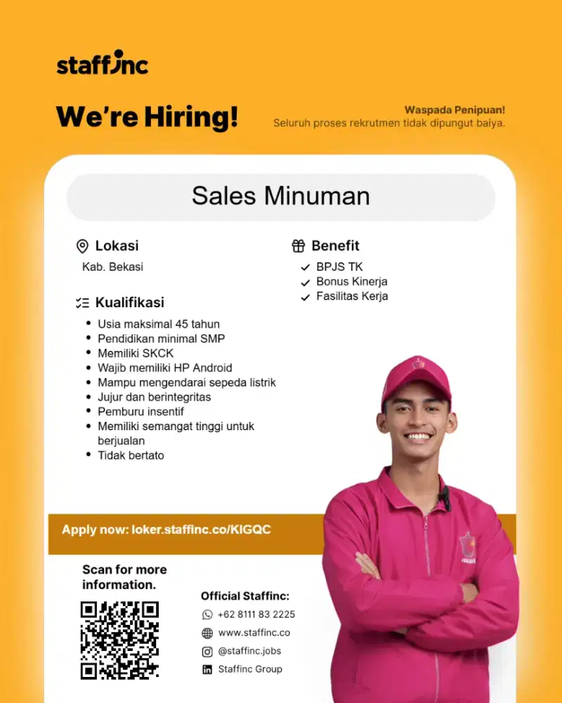 Loker Area Bekasi dan sekitarnya