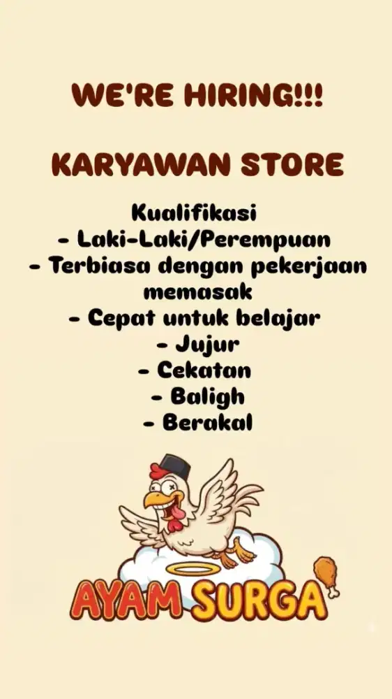 Staff Ayam Surga