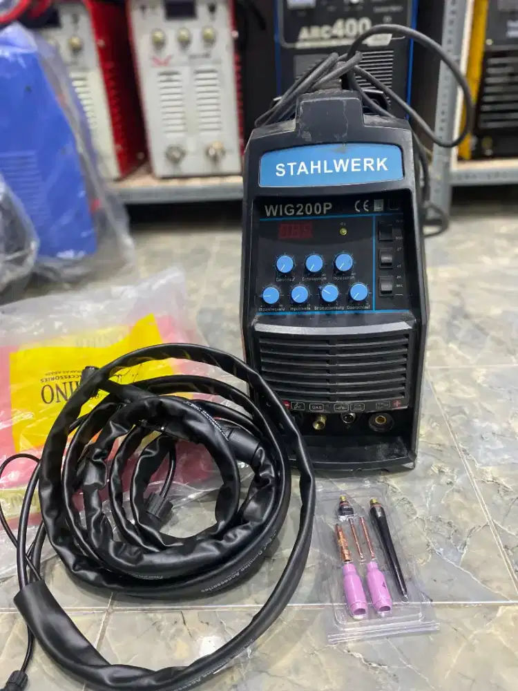Mesin las TIG PULSE BEKAS 200A Stahlwerk ARGON GTAW PULSE SECOND