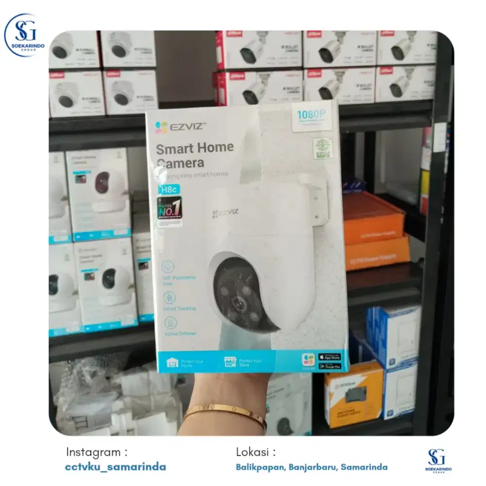 KAMERA CCTV SMART OUTDOOR H8C TERLARIS DISAMARINDA