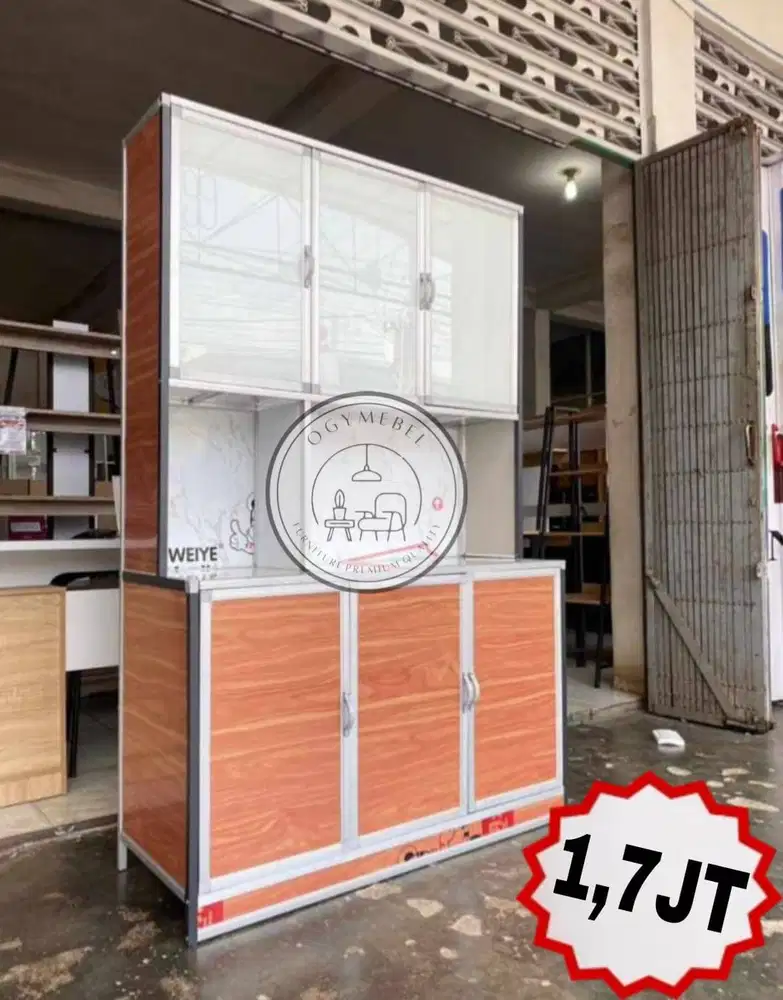 PROMO SALE RAK PIRING REBOEN 3 PINTU TERMURAH SALE