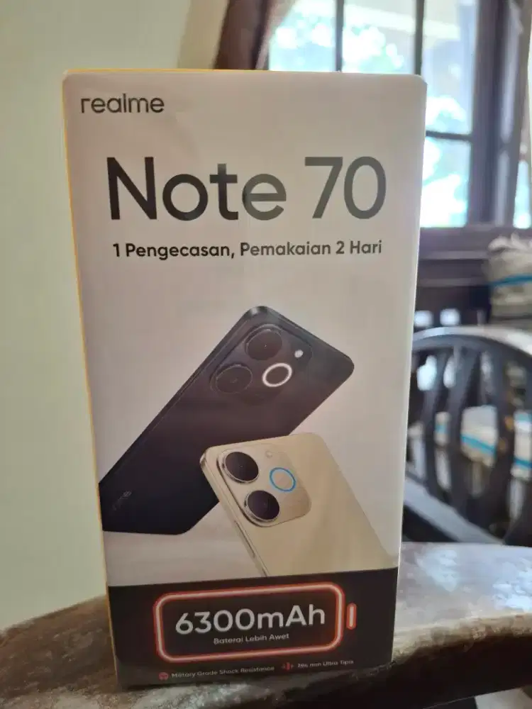 Realme Note 70 ram 4/64GB new garansi resmi