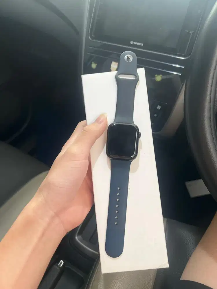 Apple watch 9 45MM midnight black BH 100% jarang dipakai