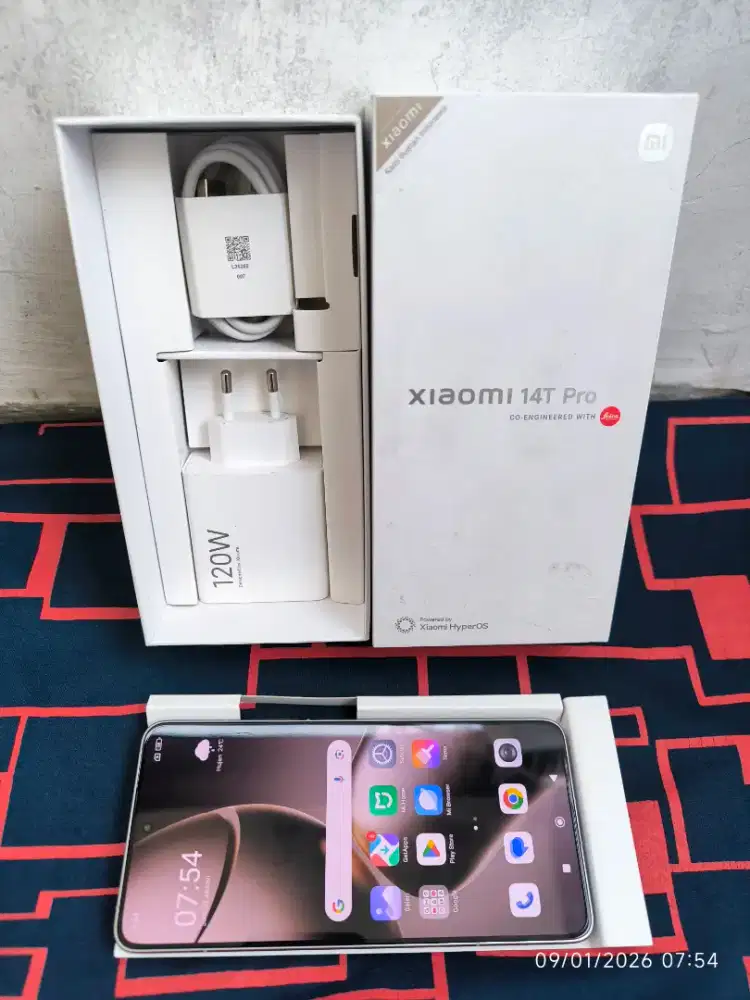 Xiaomi 14T Pro 12/256 Fullset ori segel mulus garansi On