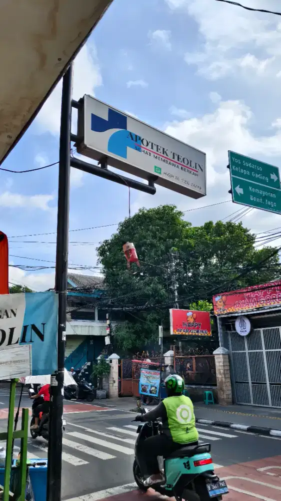 Neon box 150x60cm+tiang 4meter