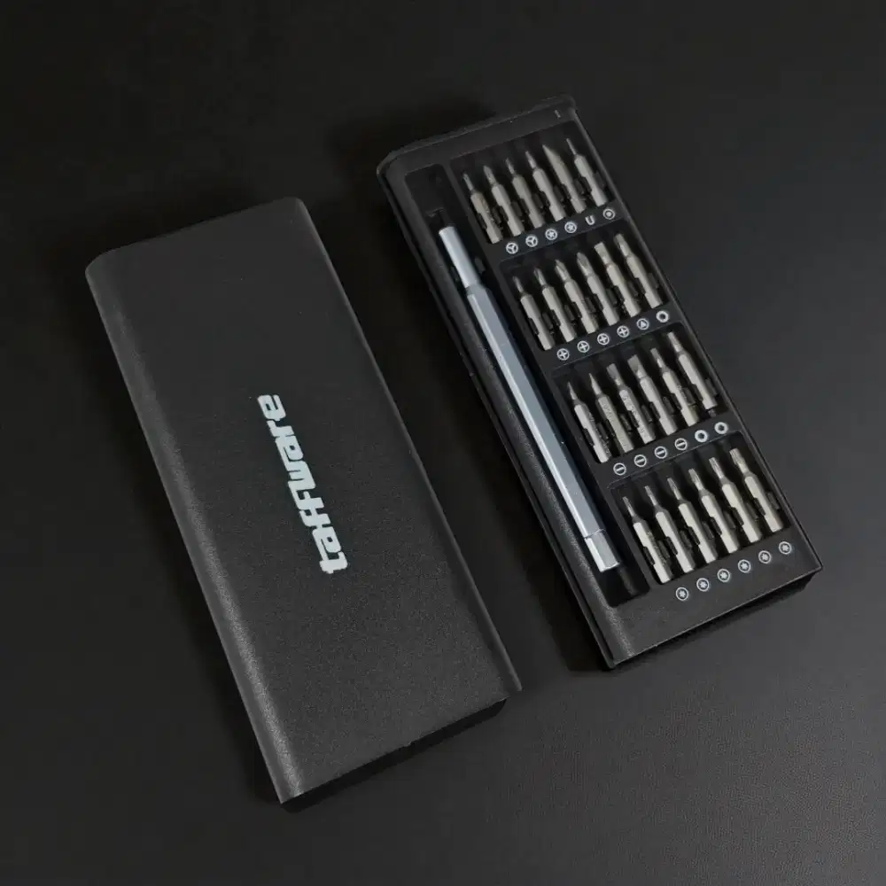 Obeng Set Premium Precision Screwdriver Magnetic Bits 24in1