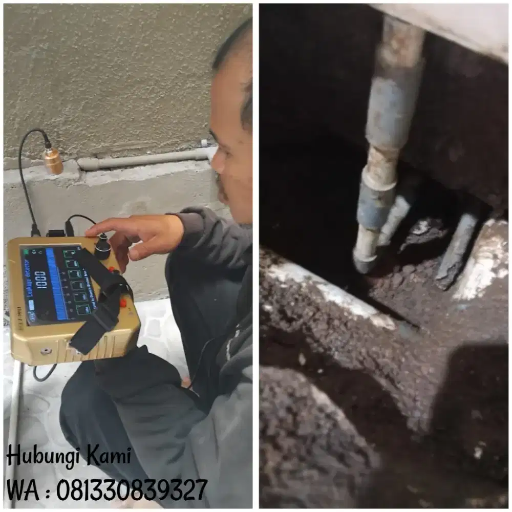 Jasa service panggilan pipa bocor dalam tanah dan bangunan bergaransi