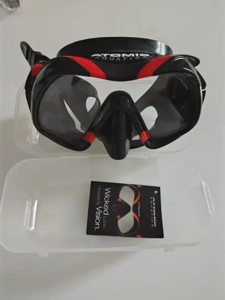 Atomic Aquatics Venom Frameless Scuba Diving Masker Mask Outdoor Laut