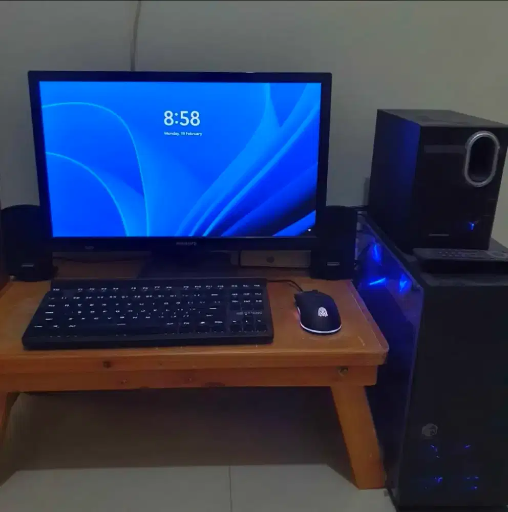Full Set PC Gaming & Editing i3-9100F + GTX 1050 Ti