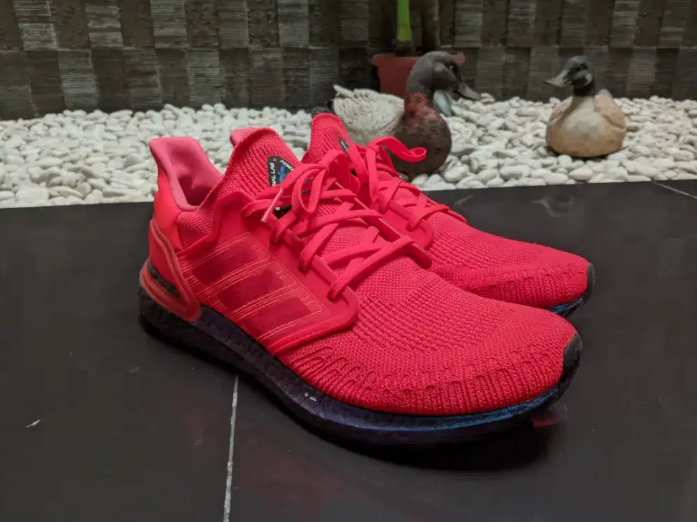 Adidas Ultraboost 20 Solar Red Size 46