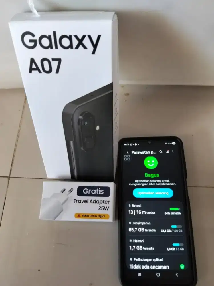 Samsung A07 4G, ram 6+6/128