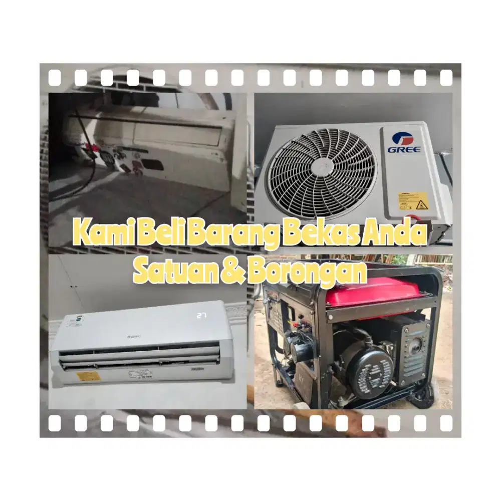 Terima Barkas AC Exaust Kipas dan elektronik bekas lainnya