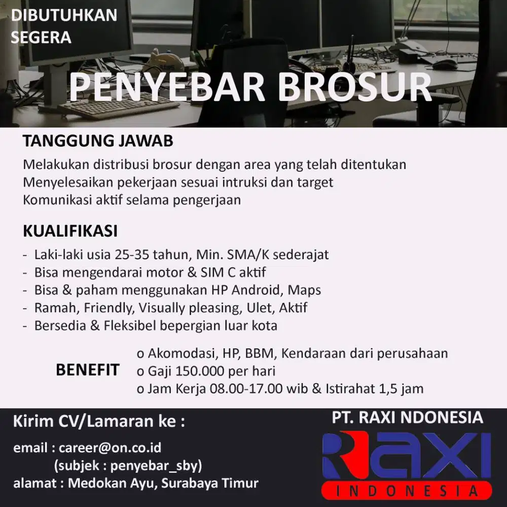 LOKER PENYEBAR BROSUR