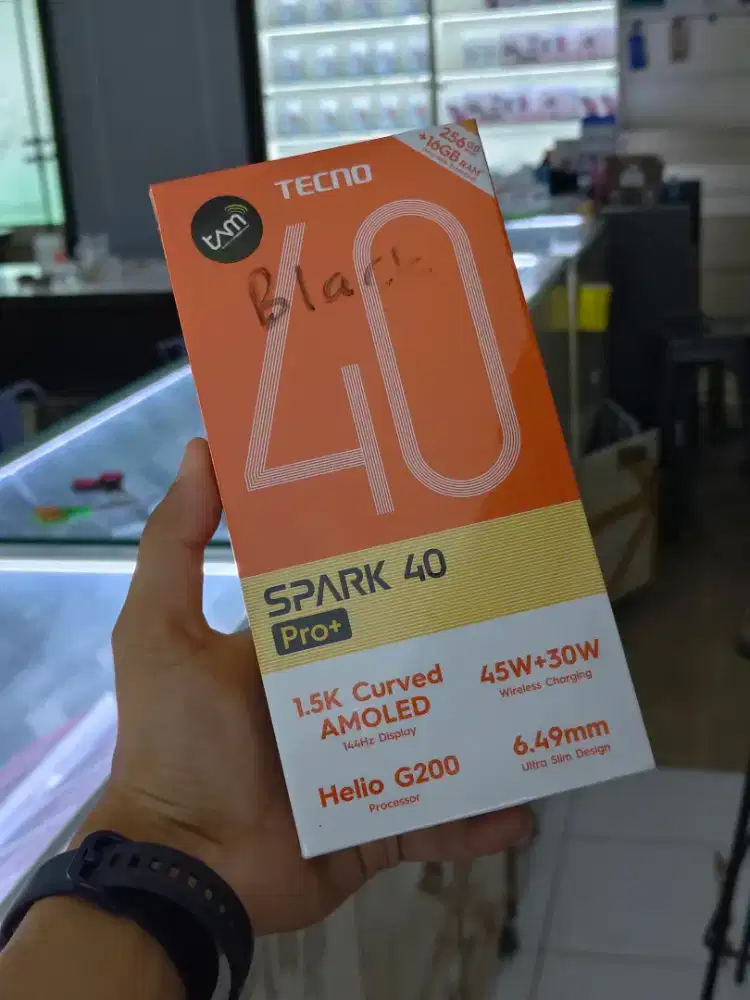 Tecno Spark 40 Pro + 8+8/256GB , Bisacod/diantar