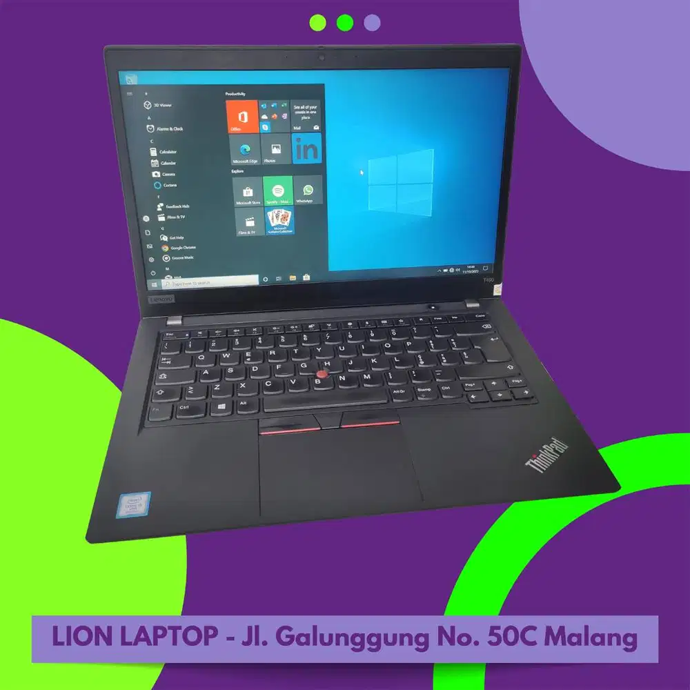 RAM 16GB i5 Gen 8 SSD 256GB Lenovo Thinkpad T490 [09|01]