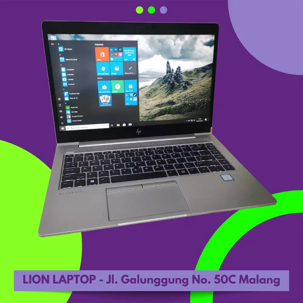 Core i5 Gen 8 RAM 8GB SSD 256GB HP Elitebook 840 G5 [09|01]