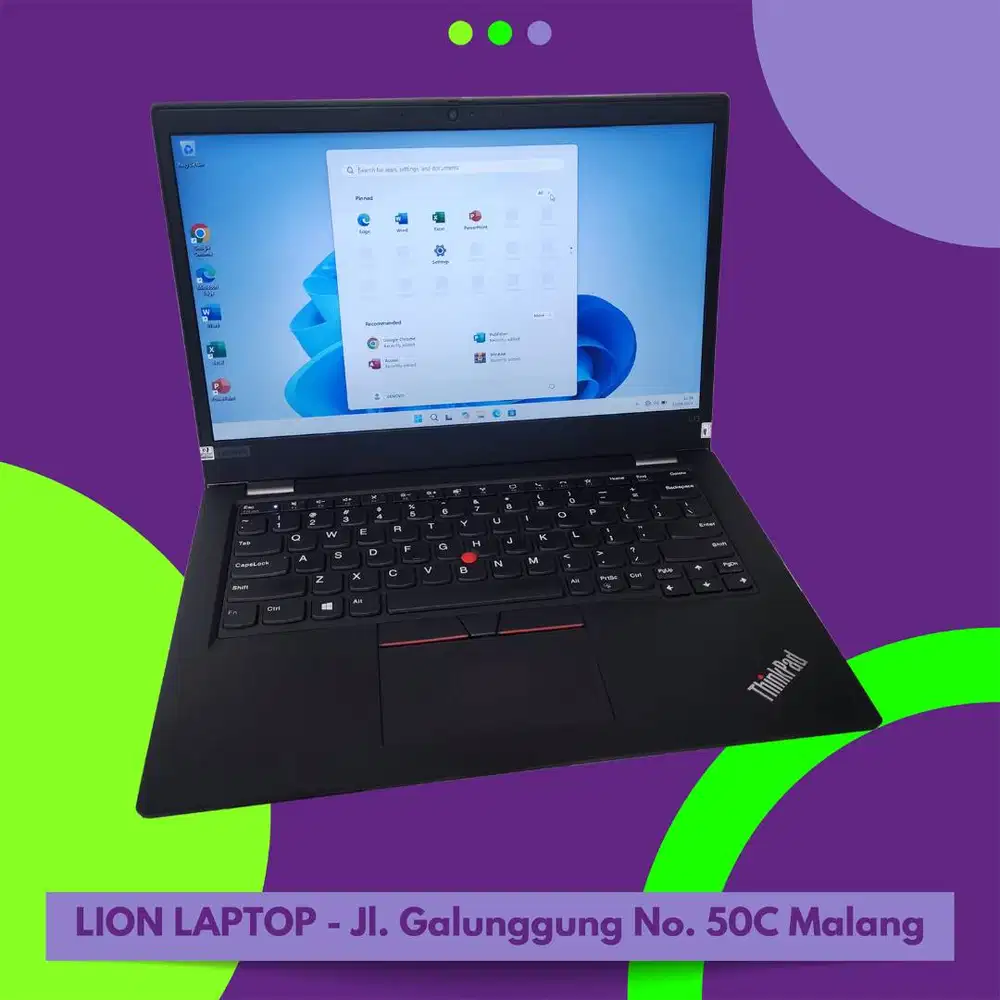 i5 GEN 11 3 JUTAAN RAM 8 SSD 256 Lenovo Thinkpad L13 [09|01]
