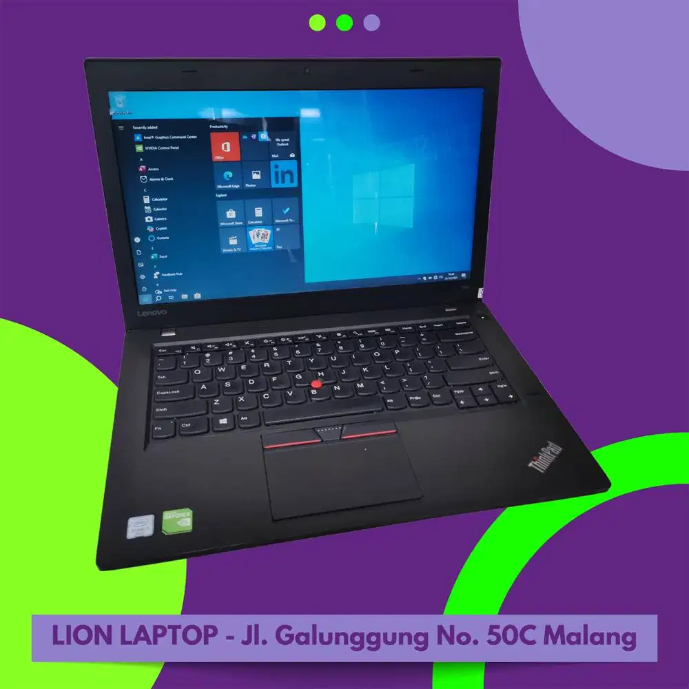 Double VGA Core i7 RAM 8GB Lenovo Thinkpad T460 [09|01]