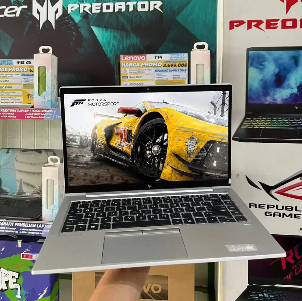 BU JUAL LAPTOP HP AMD RYZEN 5 RAM 16GB SSD 256GB BISA CASH KREDIT COD