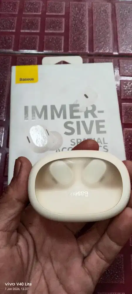 Headset Bluetooth Baseus Bowie WM 03 Fullset