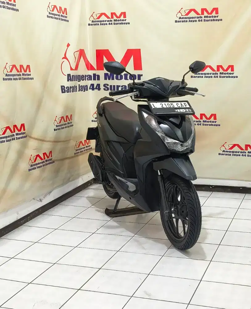 Honda Beat Deluxe Iss Tahun 2022 hitam doff