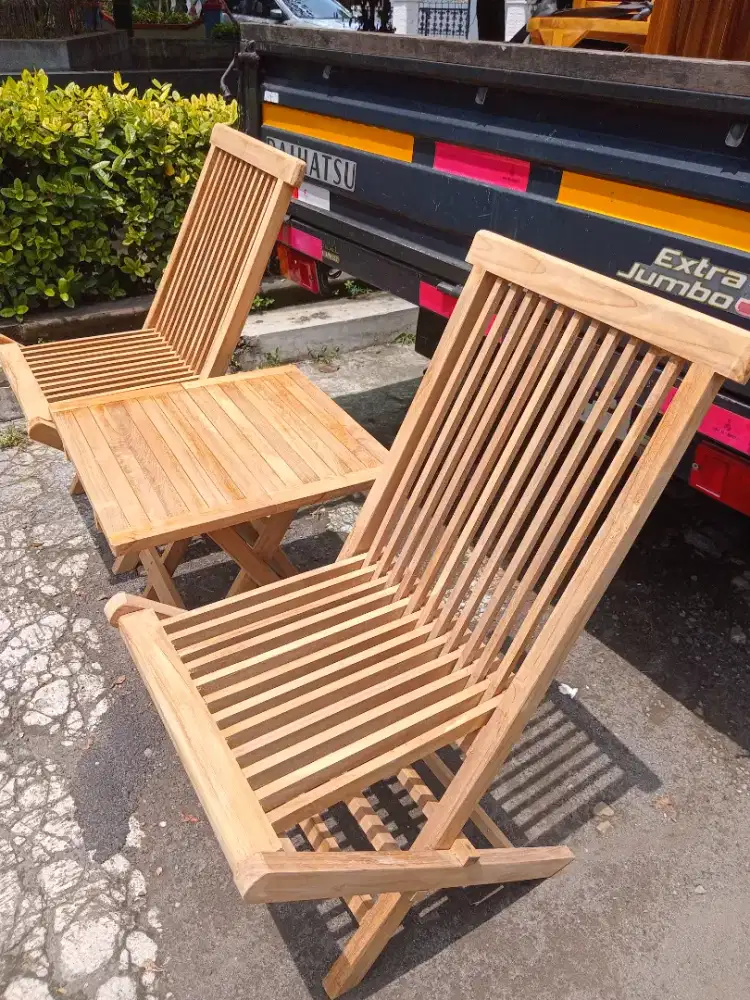 Kirsi lipat bahan kayu jati