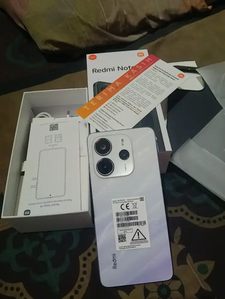 Redmi note 14 baru buka dus blm ada seminggu