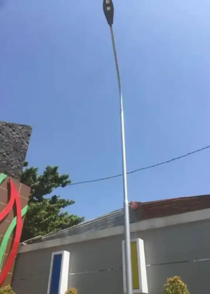 JUAL PAKET PJU (LAMPU PLN 100 W & TIANG PJU 5 METER)