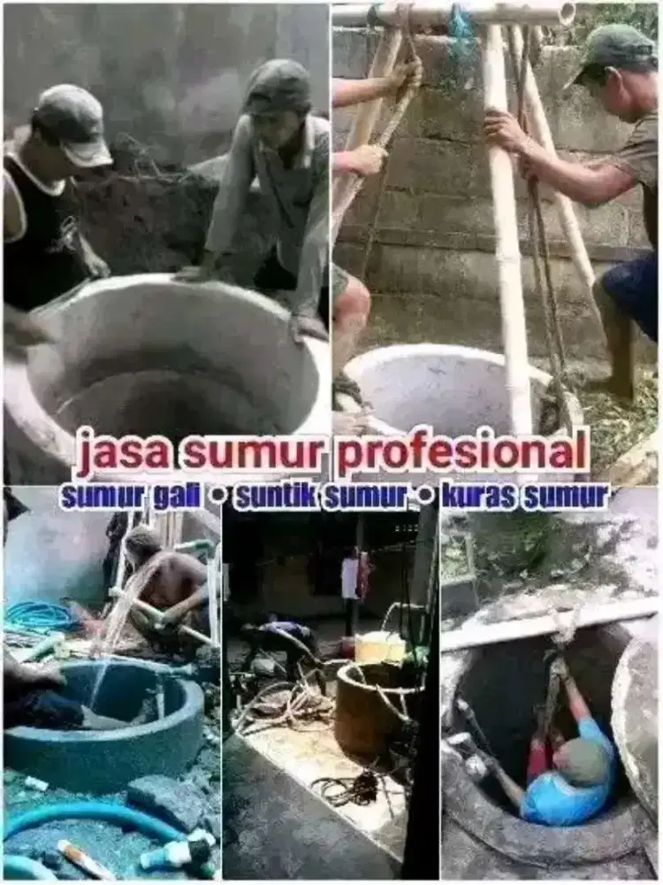 Jasa/ tukang service servis pompa air Sumur bor gali suntik sedot wc
