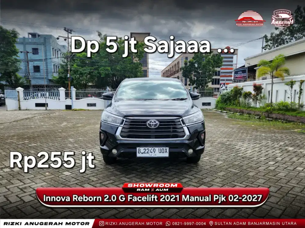 Dp 5jt Innova Reborn 2.0 G Facelift 2021 Manual Pjk 02-2027