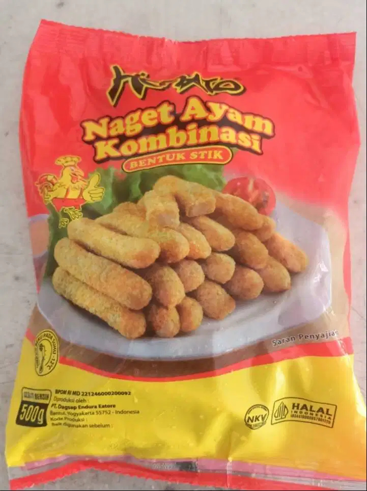 Hemato Naget Ayam Stik 500 Gram Harga Reseller