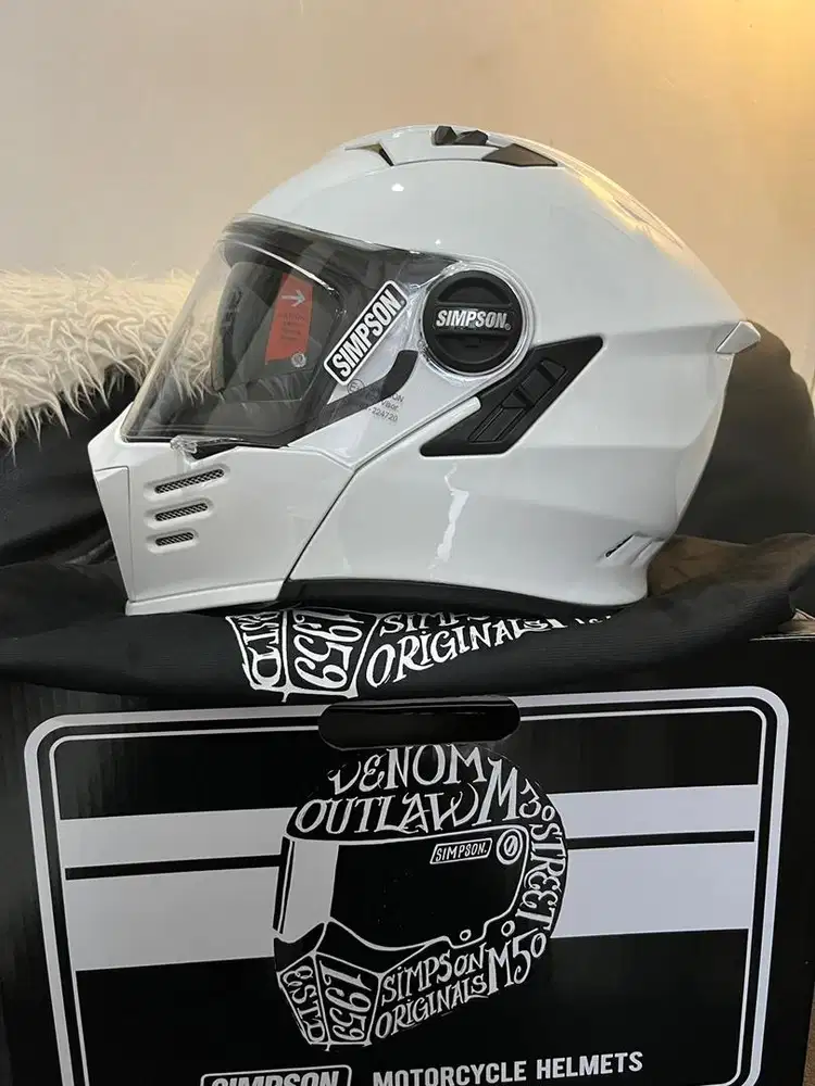 Helm simpson darksome white