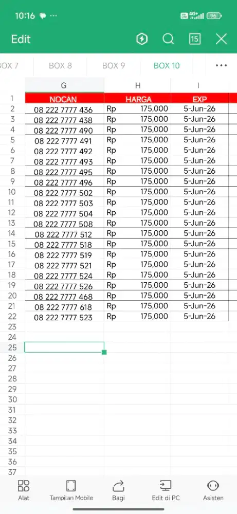Nomor cantik telkomsel triple quartet