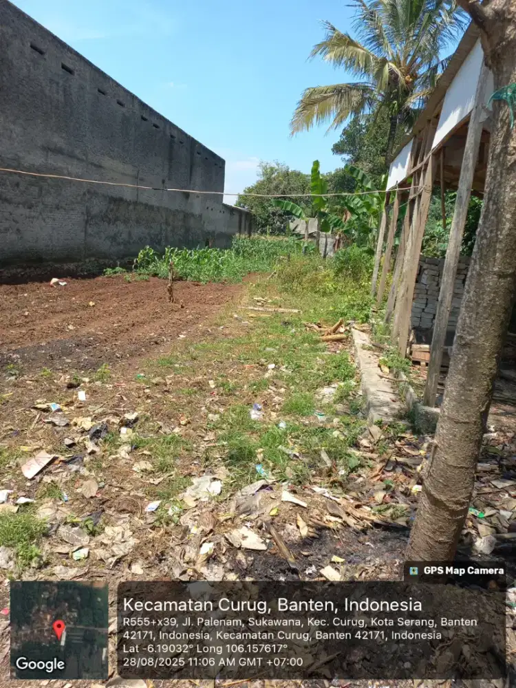 Disewakan Dijual Tanah Luas Datar pinggir jalan Palenam cocok usaha