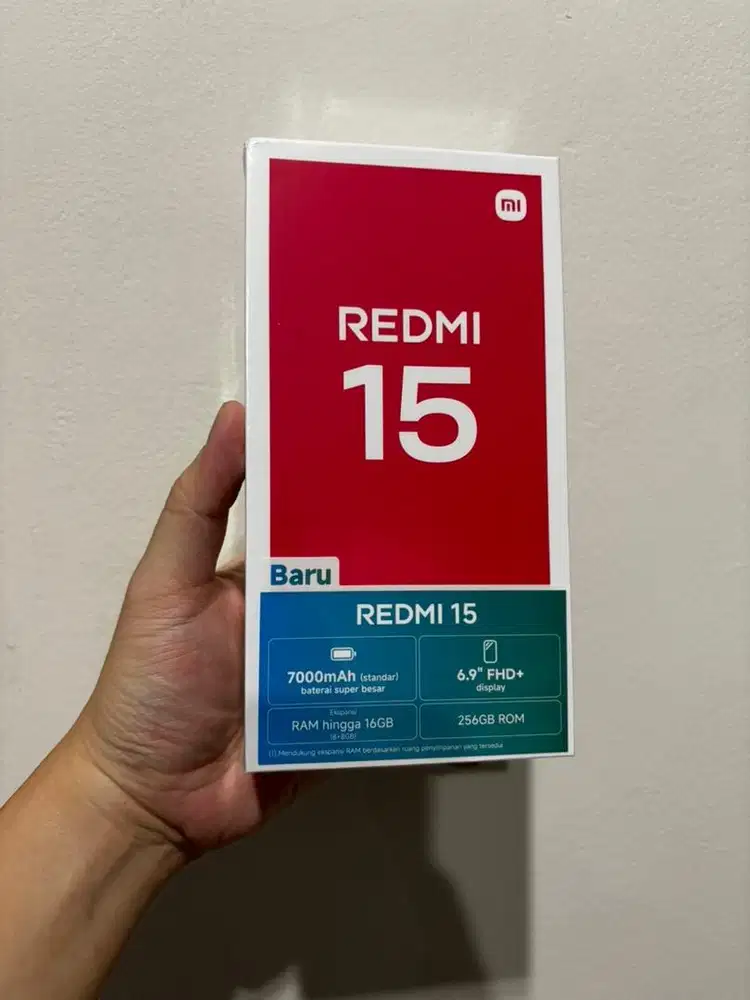 {BARU} Redmi 15 8/256, SEGEL Garansi Resmi, Bisa COD