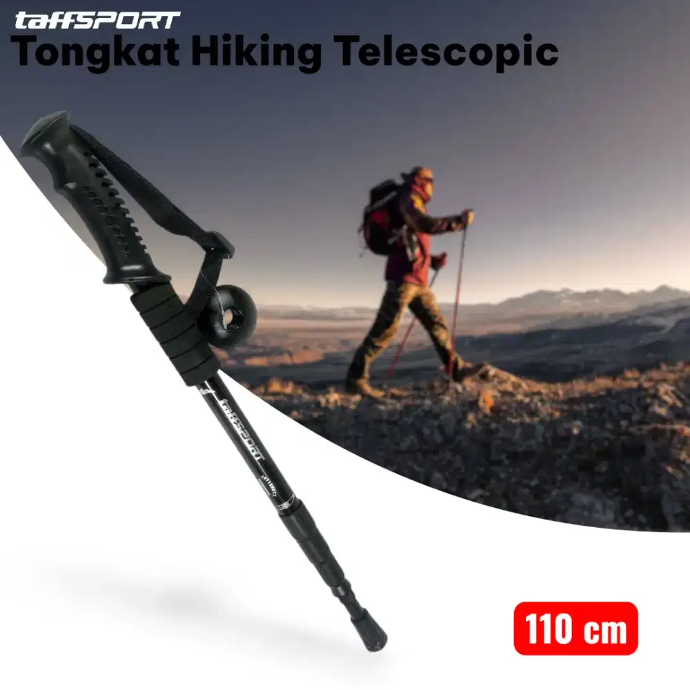 Tongkat Hiking Telescopic Trekking Pole Aluminium 110cm