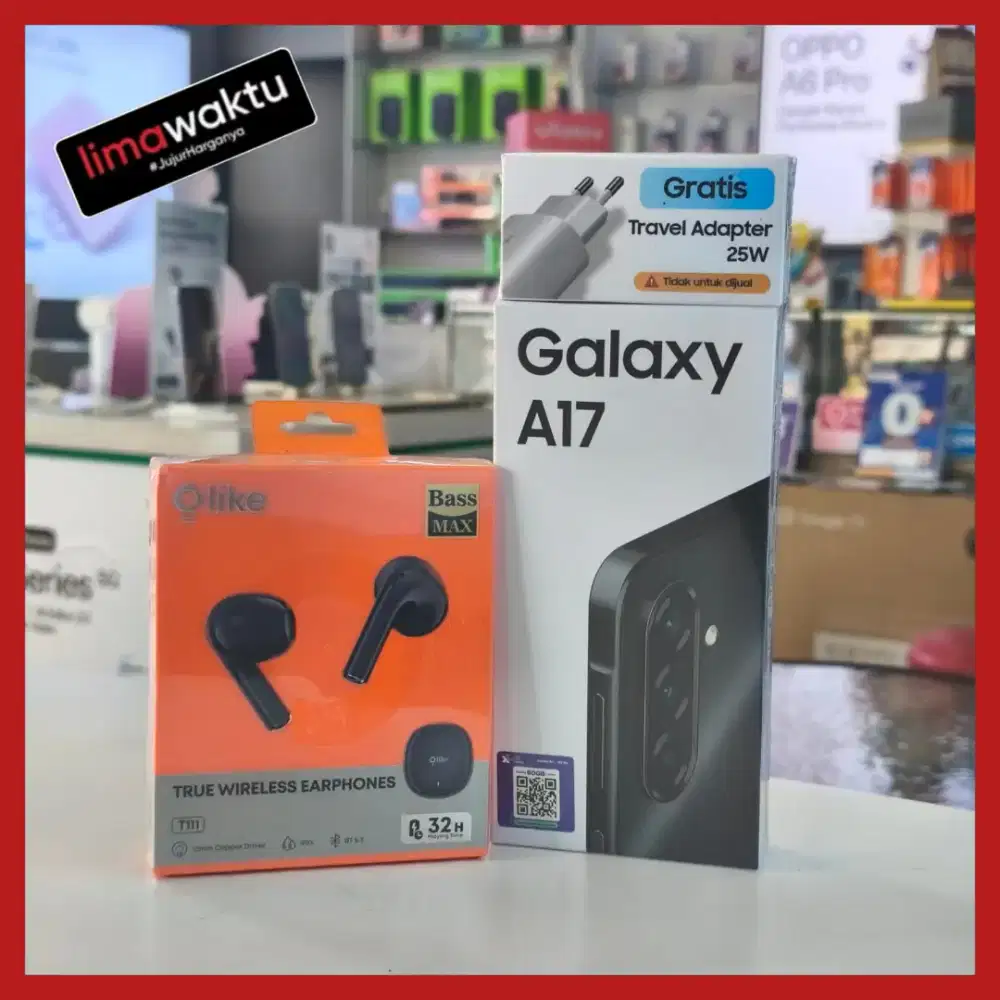 promo spesial akhir tahun beli samsung A17  langsung free adaptor